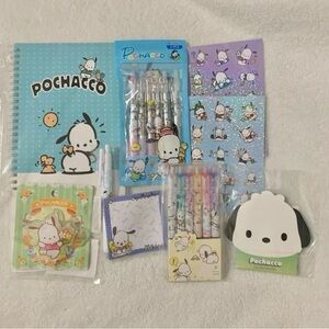 Pochacco Bundle #5 Stationery Set with Notebooks and Pens